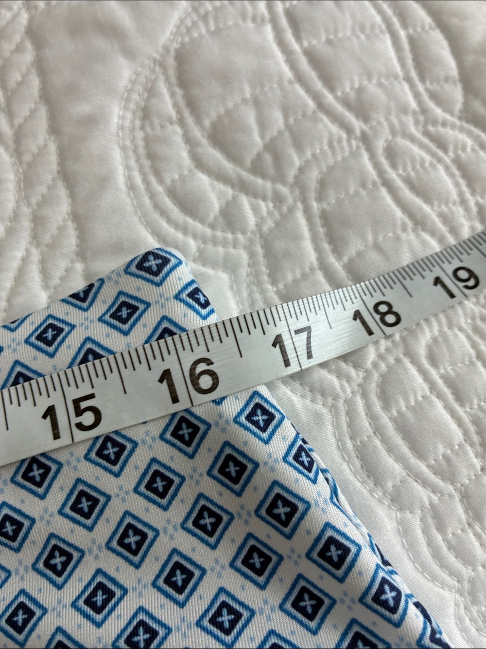Lucky in Love Blue Geometric A-Line Skort - Picture 5 of 5